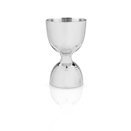 1 2 oz Viski Professional Silver Canterbury Jigger 5276